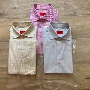 3 Isaia mens shirts